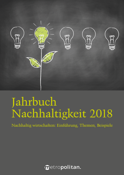 Cover des Buchs: Jahrbuch Nachhaltigkeit 2018