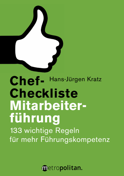 Cover des Buchs: Chef-Checkliste Mitarbeiterführung