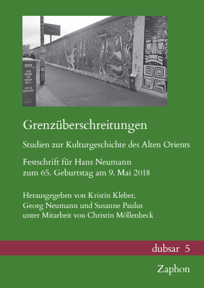 Cover of book: Grenzüberschreitungen. Studien zur Kulturgeschichte des Alten Orients