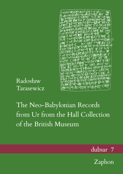 Cover of book: The Neo-Babylonian Records from Ur from the Hall Collection of the British Museum