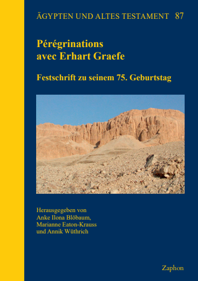 Cover of book: Pérégrinations avec Erhart Graefe.
