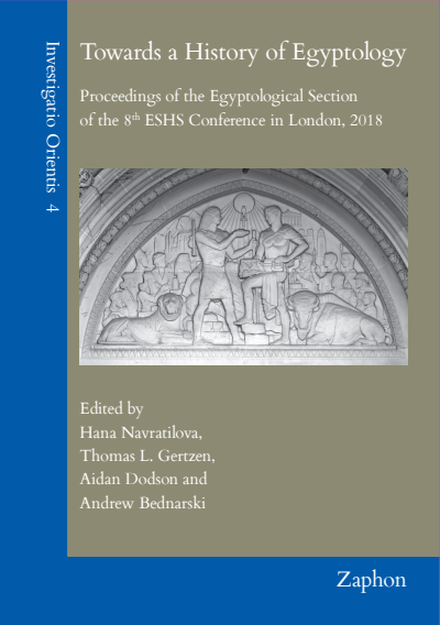 Cover of book: Towards a History of Egyptology