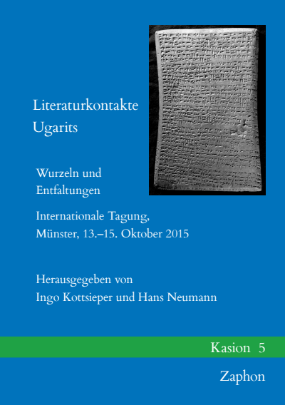 Cover of book: Literaturkontakte Ugarits