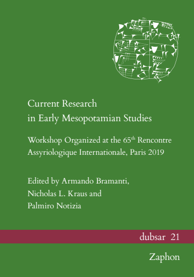 Cover of book: Current Research in Early Mesopotamian Studies