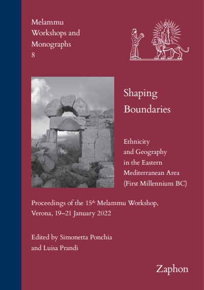 Cover of book: Shaping Boundaries. Ethnicity and Geography in the Eastern Mediterranean Area (First Millennium BC)