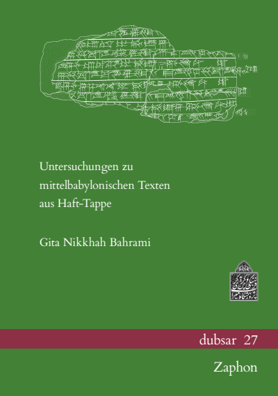 Cover of book: Untersuchungen zu mittelbabylonischen Texten aus Haft-Tappe