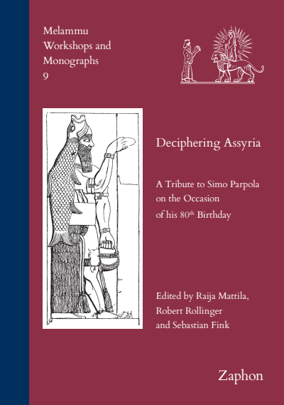 Cover of book: Deciphering Assyria
