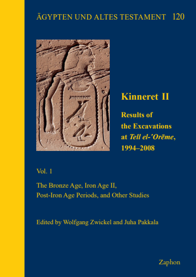 Cover of book: Kinneret II: Results of the Excavations at Tell el-ʽOrēme, 1994–2008