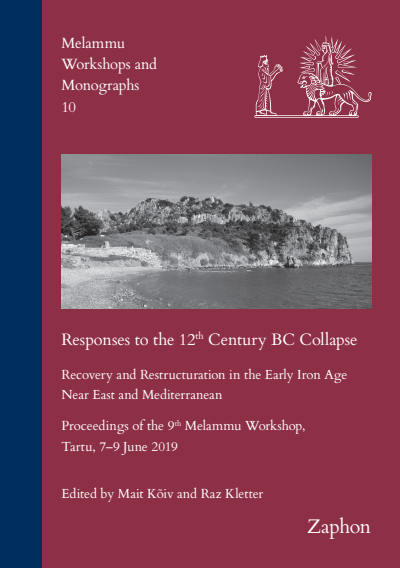 Cover of book: Responses to the 12th Century BC Collapse