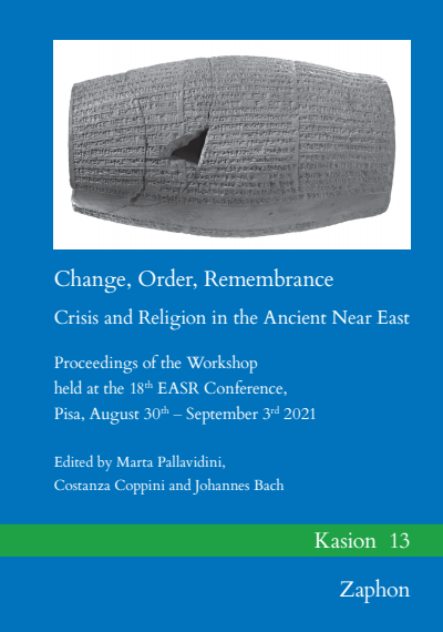 Cover of book: Change, Order, Remembrance