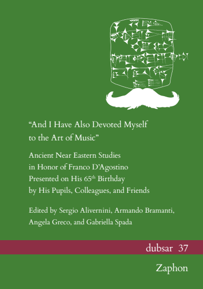 Cover of book: “And I Have Also Devoted Myself to the Art of Music”