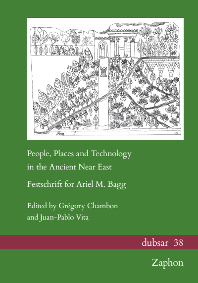 Cover of book: People, Places and Technology in the Ancient Near East