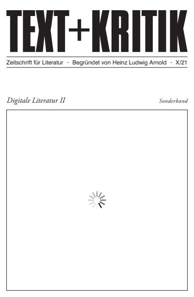 Cover des Buchs: Digitale Literatur II
