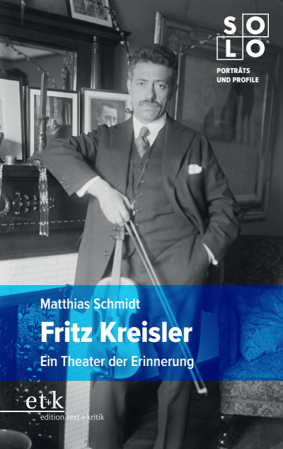 Cover of book: Fritz Kreisler