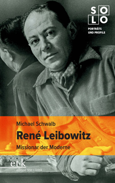 Cover of book: René Leibowitz