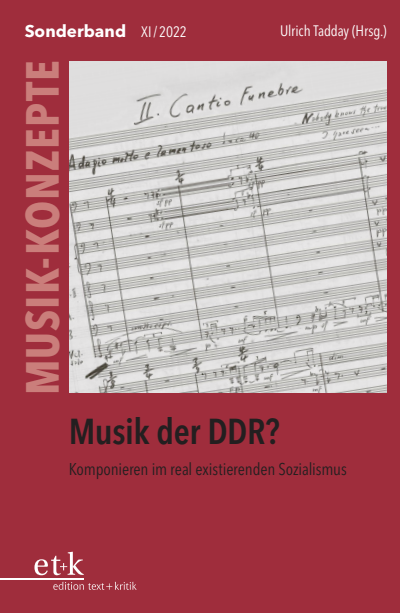 Cover des Buchs: Musik der DDR?