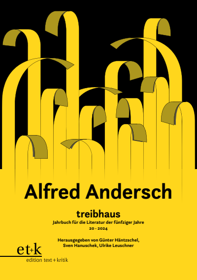 Cover des Buchs: Alfred Andersch