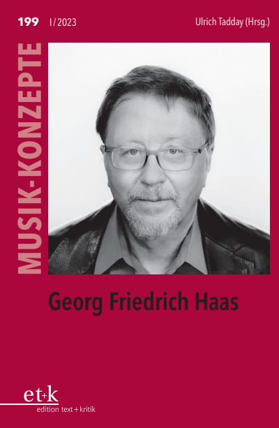 Cover des Buchs: Georg Friedrich Haas
