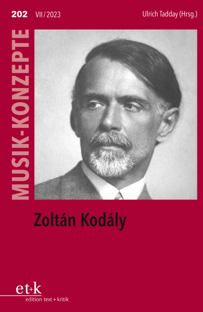 Cover des Buchs: Zoltán Kodály