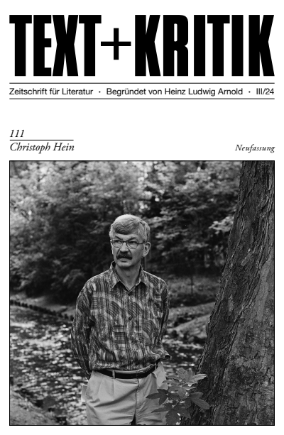 Cover des Buchs: Christoph Hein