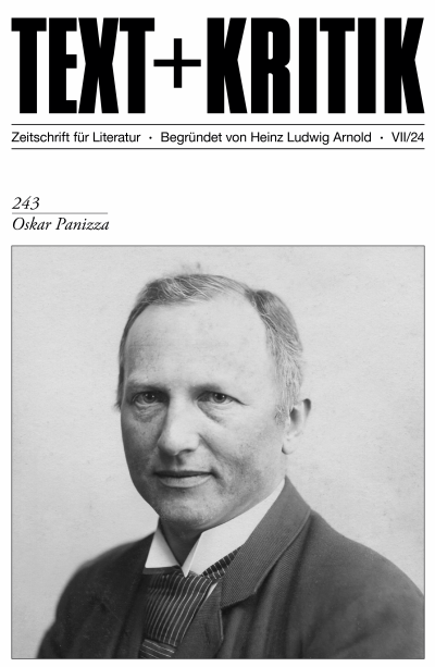 Cover des Buchs: Oskar Panizza