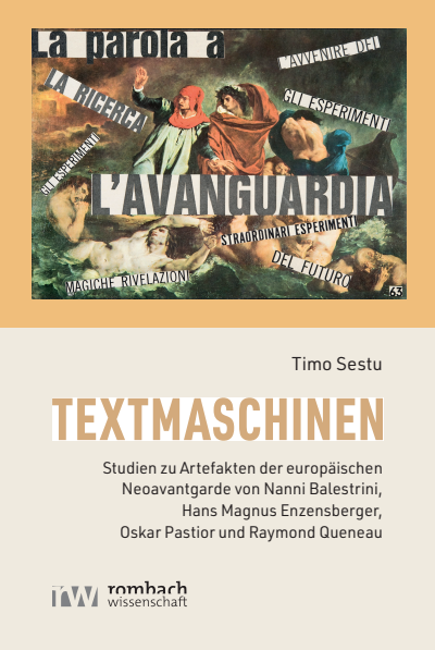 Cover of book: Textmaschinen
