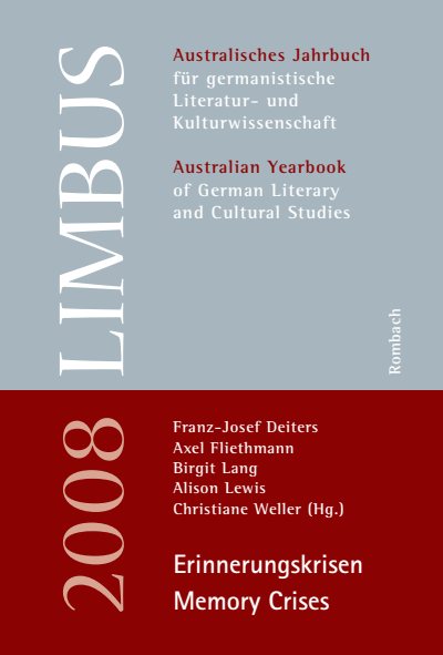 Cover of book: Limbus – Australisches Jahrbuch für germanistische Literatur- und Kulturwissenschaft