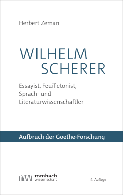 Cover des Buchs: Wilhelm Scherer