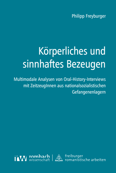Cover des Buchs: Körperliches und sinnhaftes Bezeugen