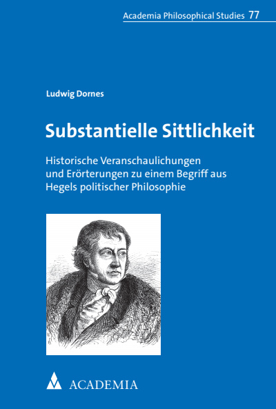Cover des Buchs: Substantielle Sittlichkeit