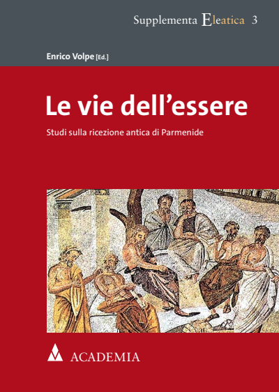 Cover of book: Le vie dell'essere