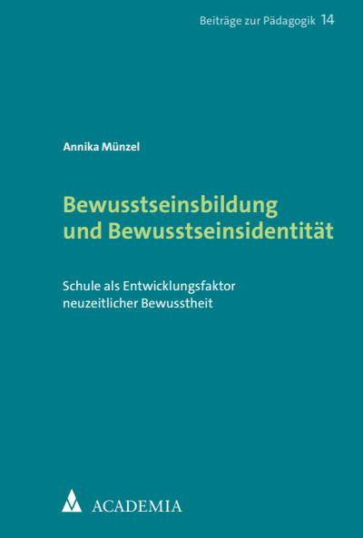 Cover of book: Bewusstseinsbildung und Bewusstseinsidentität