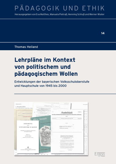 Cover des Buchs: Lehrpläne im Kontext von politischem und pädagogischem Wollen
