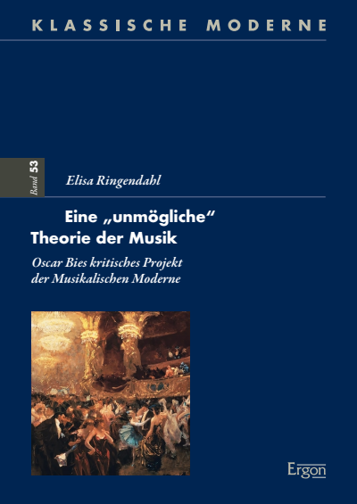 Cover of book: Eine „unmögliche" Theorie der Musik