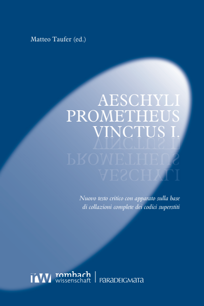 Cover of book: Aeschyli Prometheus Vinctus I.