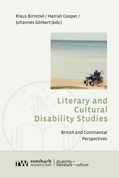 Cover of book: Literary and Cultural Disability Studies