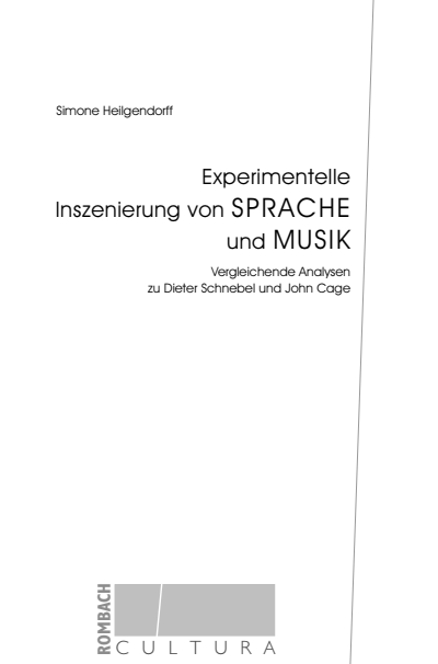 Cover of book: Experimentelle Inszenierung von Sprache und Musik