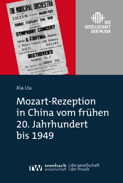 Cover des Buchs: Mozart-Rezeption in China vom frühen 20. Jahrhundert bis 1949
