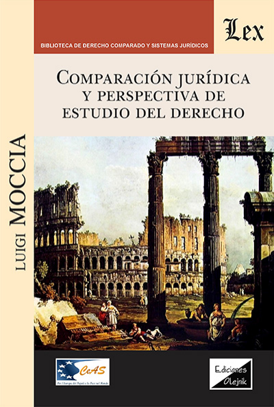 Cover des Buchs: Comparación jurídica y perspectiva de estudio del derecho