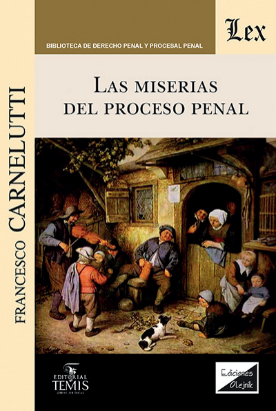 Cover des Buchs: Miserias del proceso penal, las