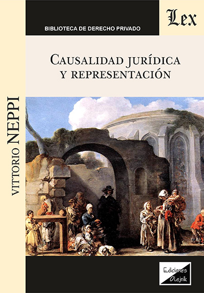 Cover of book: Causalidad juridica y representacion