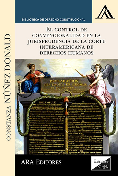 Cover of book: Control de convencionalidad en la jurisprudencia de la Corte Internamericana