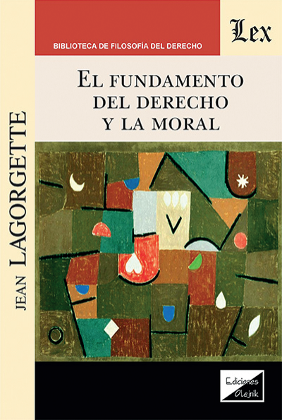 Cover of book: Fundamento del derecho y de la moral