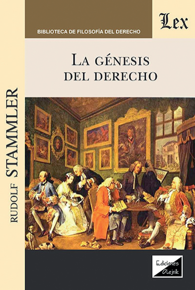 Cover of book: Génesis del derecho, la