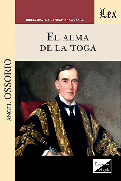 Cover of book: Alma de la toga