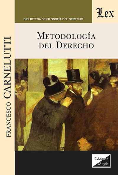 Cover of book: Metodología del derecho