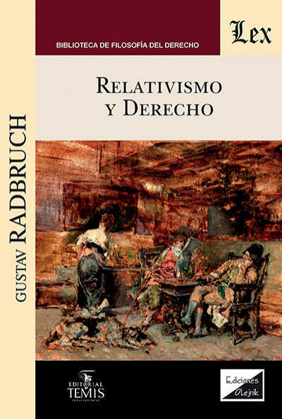 Cover of book: Relativismo y derecho
