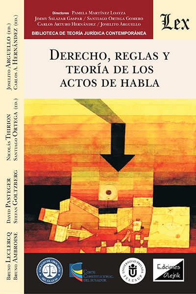 Cover of book: Derecho, reglas y teoria de los actos de habla