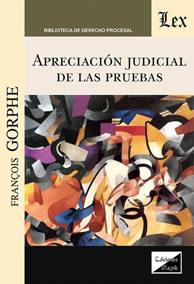 Cover des Buchs: Apreciacion judicial de las pruebas