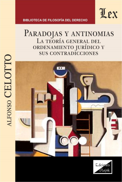 Cover of book: Paradojas y antinomias. La teoría genereal del ordenamiento jur´diico y sus contradicciones